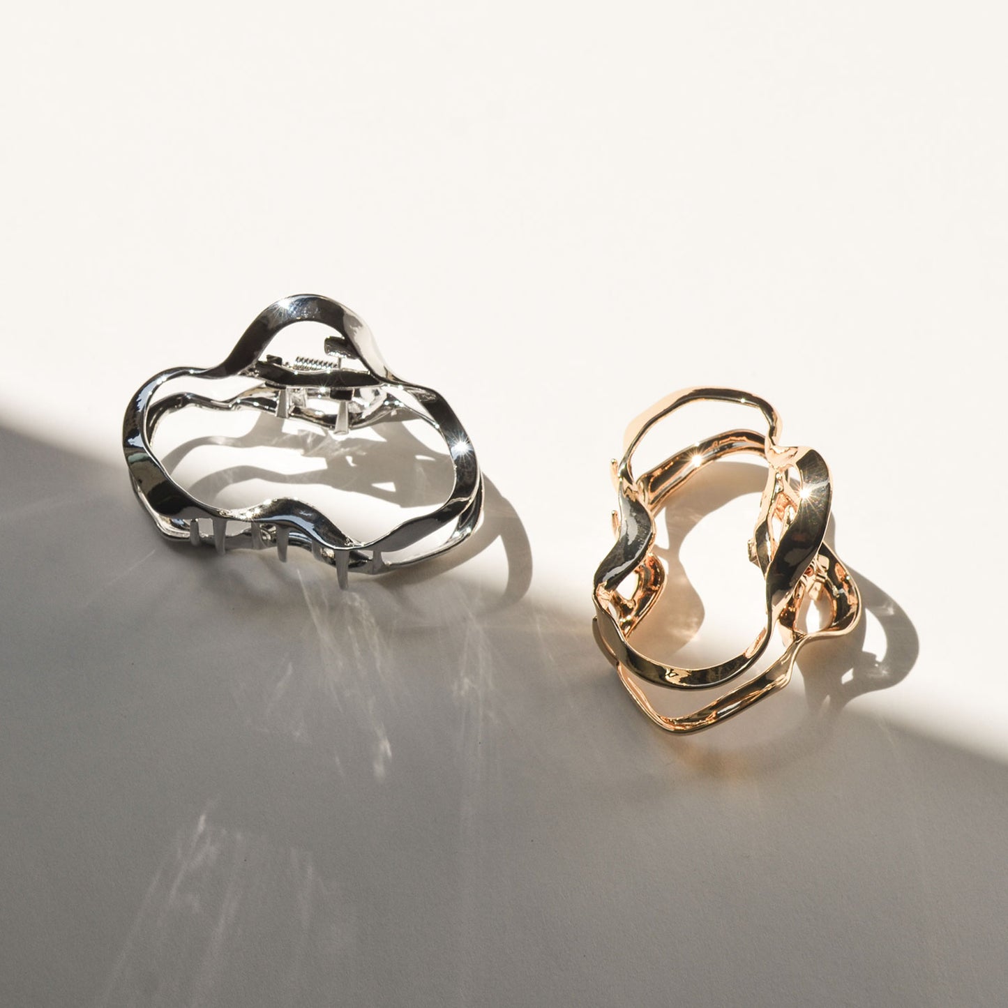 Wave Hair Claw Clip | Gold