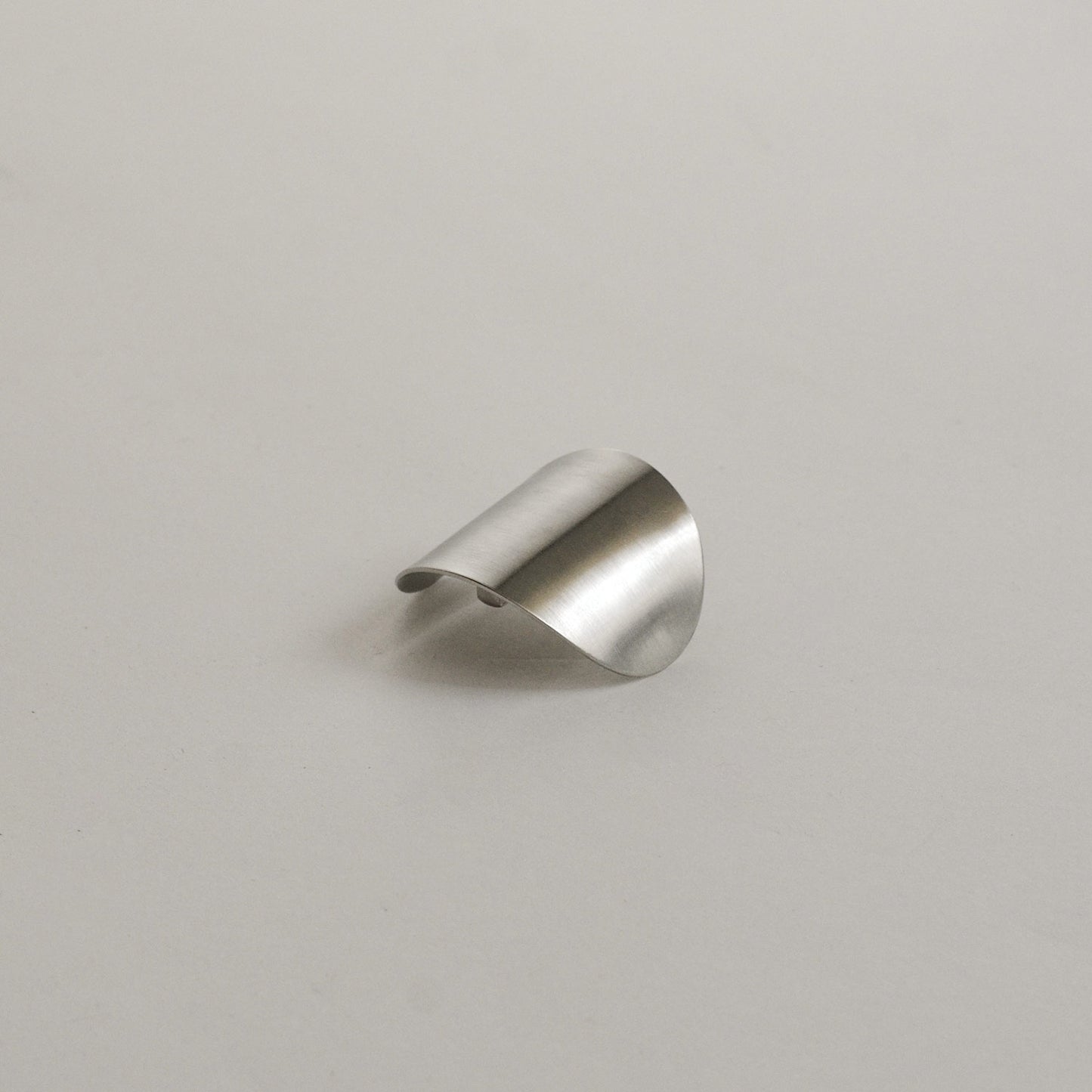 Metal Oval Hair Ponytail Cuff Stick | Silver
