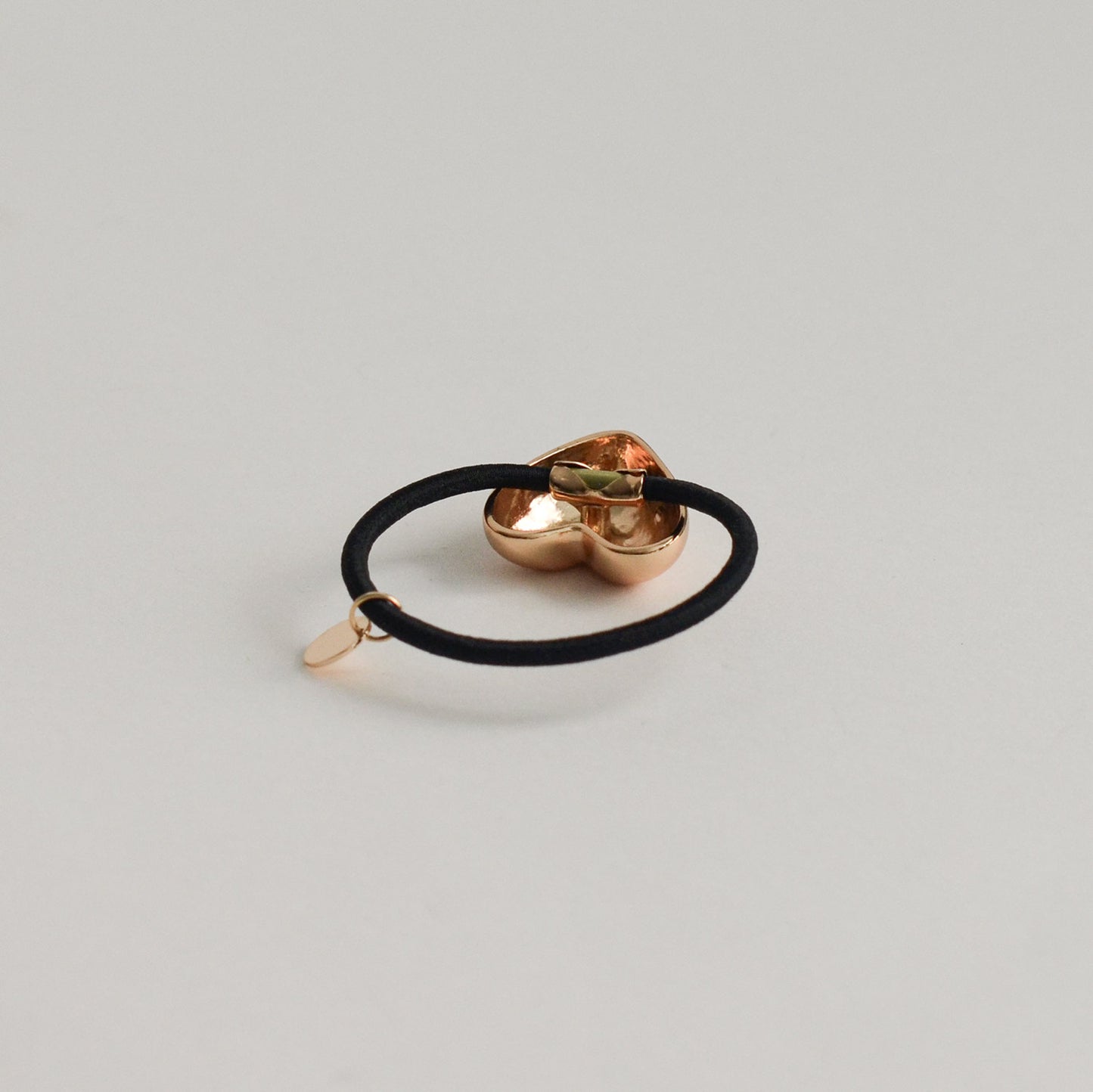 Heart-Shaped Metal Hair Tie | Gold