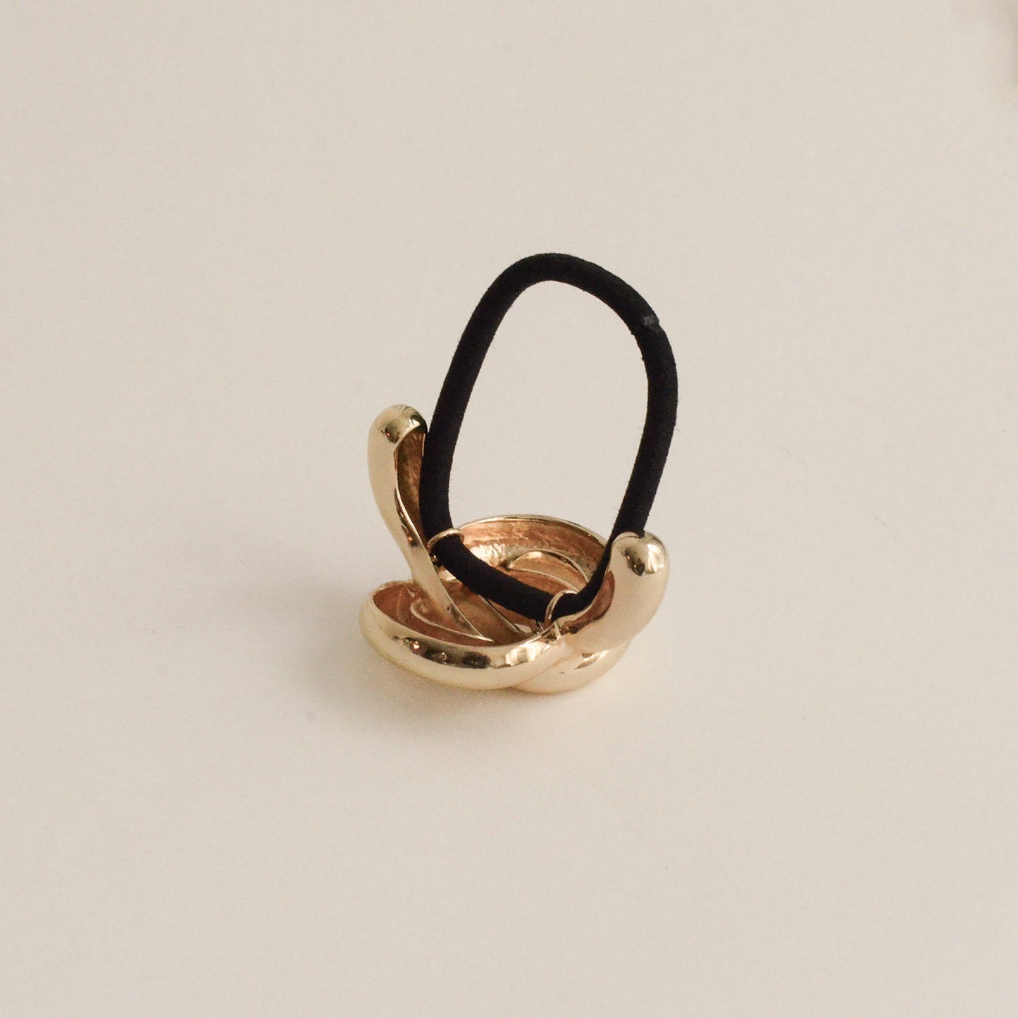 eternal loop hair cuff tie with gold color