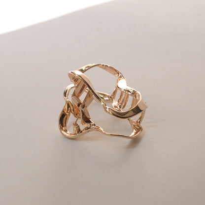 Wave Hair Claw Clip | Gold