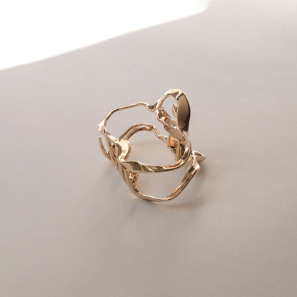 Wave Hair Claw Clip | Gold