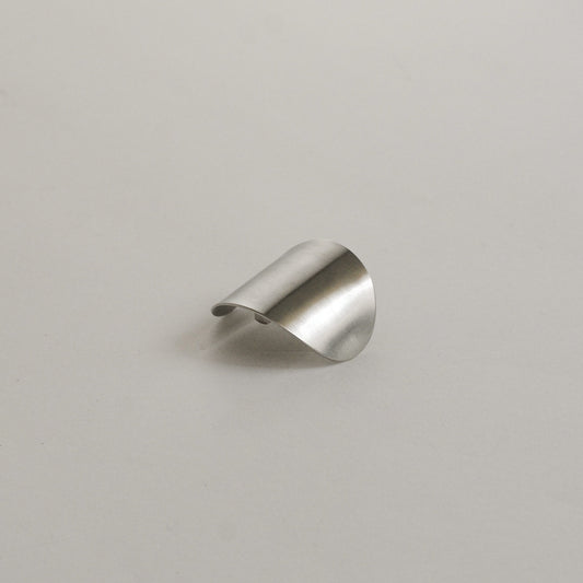 Metal Oval Hair Ponytail Cuff Stick | Silver