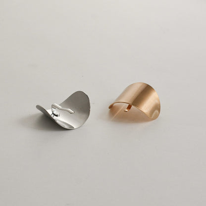 Metal Oval Hair Ponytail Cuff Stick | Silver