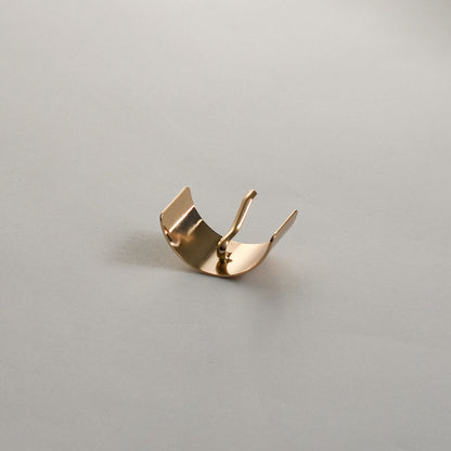 Metal Rectangular Hair Ponytail Cuff Stick | Gold