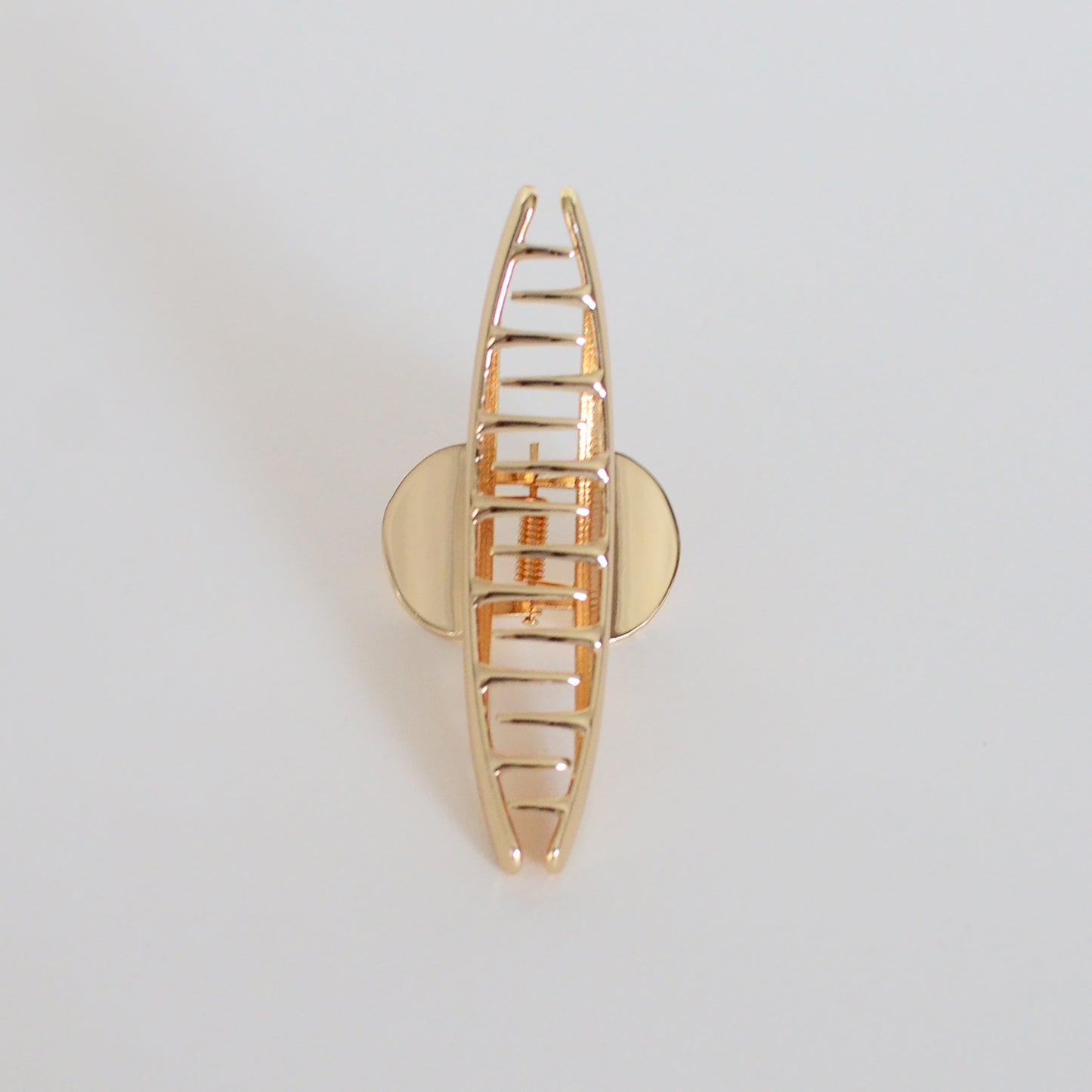 Luna Arc Metal Hair Claw Clip – Gold